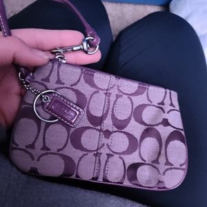 Coach Wristlet Coin Purse EUC